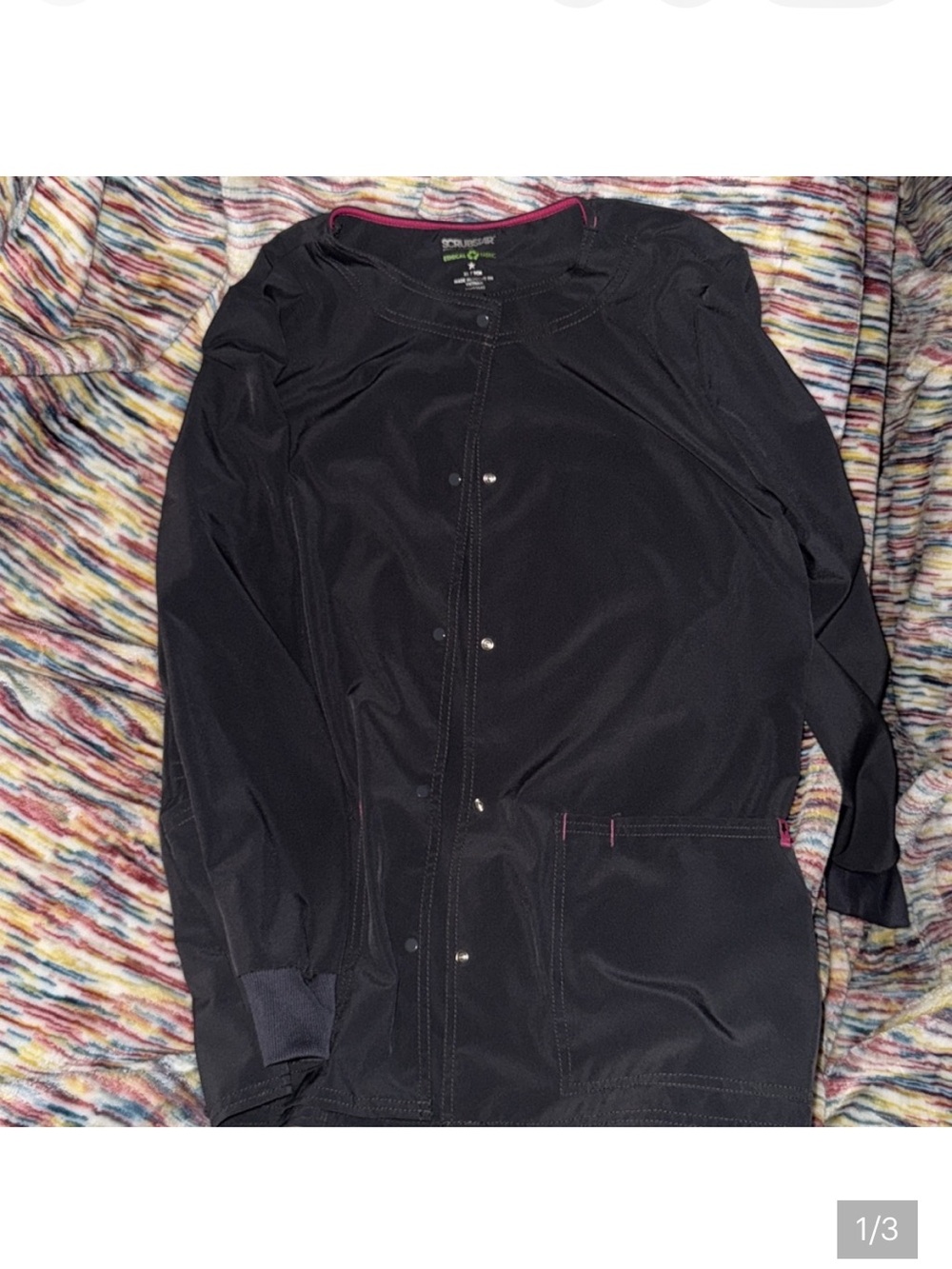 Scrubstar women’s  Jacket with Pink Trim
